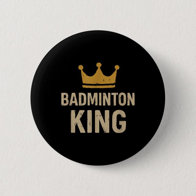 Badminton King - Smash Legend &amp; Court Ruler Button (Vorderseite)