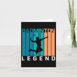 Badminton Legend Badminton Player Shuttle Sports S Karte