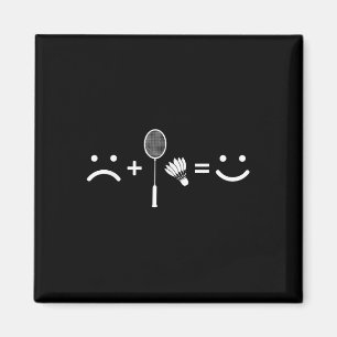 Badminton Liebe Happy Team Player Coach Magnet