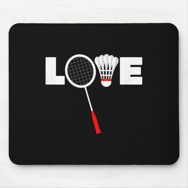 Badminton - Liebe Mousepad (Vorne)