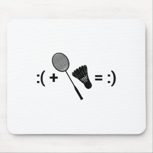 Badminton Liebe Shuttle Schläger Sport Badminton  Mousepad