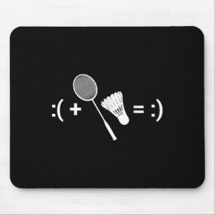 Badminton Liebe Shuttle Schläger Sport Badminton Mousepad