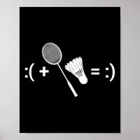 Badminton Liebe Shuttle Schläger Sport Badminton