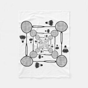 Badminton Liebe Team Player Coach Fleecedecke