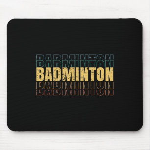 Badminton-Liebes-Teamspieler-Trainer Mousepad