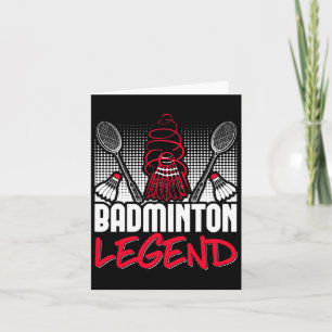 Badminton Living Legend Player Sport Shuttle Karte