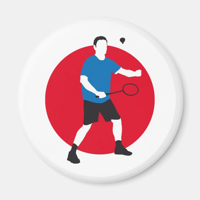 badminton magnet (Vorne)