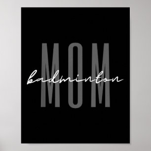 Badminton-Mama Badminton Mama Federball-Mama Poster