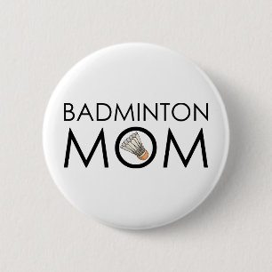 Badminton-Mama Button