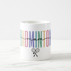 Badminton Mama farbenfroh Kaffeetasse