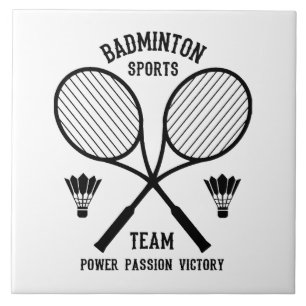 Badminton-Mannschaft Fliese
