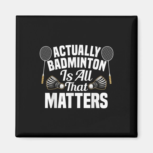 Badminton-Mannschaftsspiel S Shuttle Badminton-Spi Magnet (Vorne)