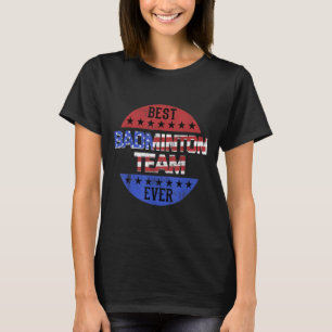 Badminton-Mannschaftsspieler Unabhängigkeitstag Pa T-Shirt