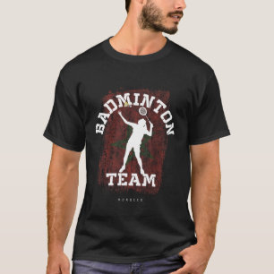 Badminton Marokko Spielspieler Badminto T-Shirt