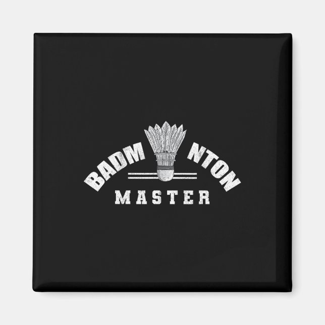 Badminton Master Shuttle Birdie Badminton Magnet (Vorne)
