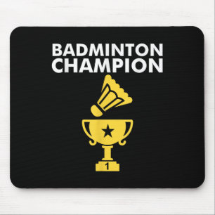 Badminton-Meister Birdie Mousepad