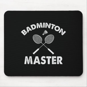 Badminton-Meister Lustiger Badminton-Spieler Shutt Mousepad