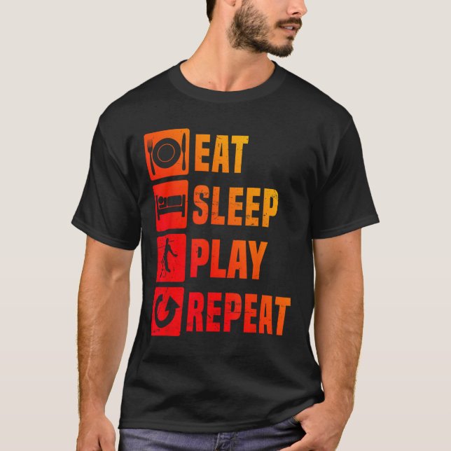 Badminton Mens Badminton Player Squash Shuttle T-Shirt (Vorderseite)