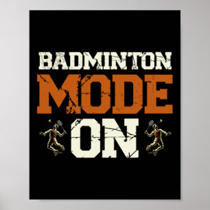 Badminton-Modus auf Shuttle-Racket Poster