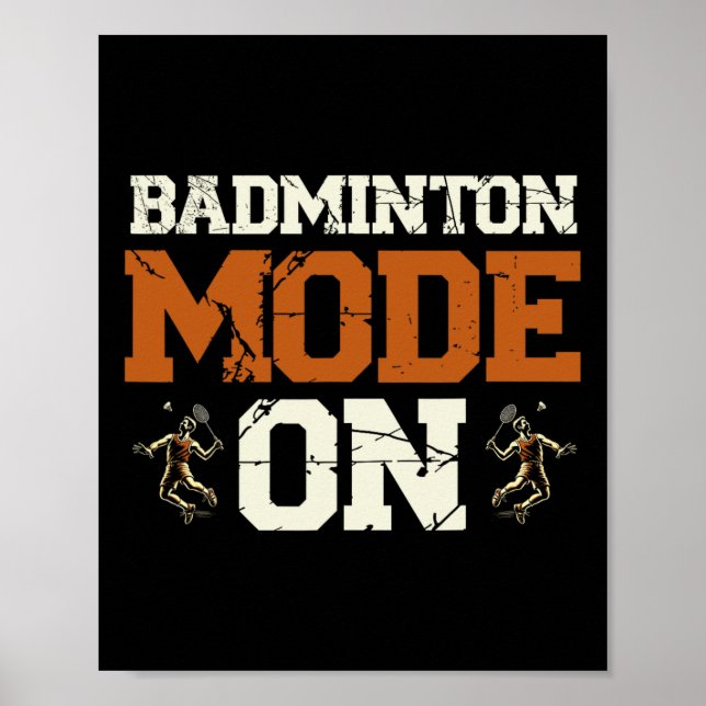 Badminton-Modus auf Shuttle-Racket Poster (Vorne)