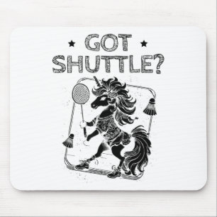 Badminton-Modus Ein Shuttle-Racket Mousepad