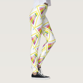 Badminton Pattern - Sommer-Leggings - Shuttle Leggings