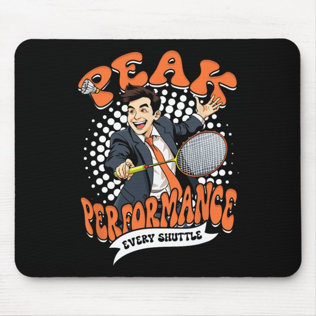 Badminton Peak Performance jedes Shuttle Mousepad (Vorne)