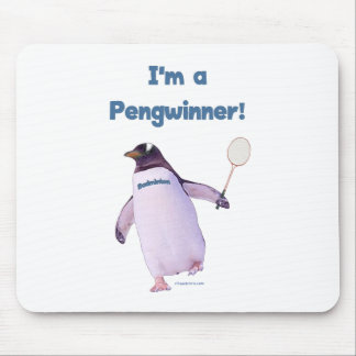 Badminton-Pinguin Mousepad