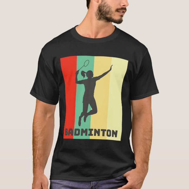 Badminton Player Badminton Lover T-Shirt (Vorderseite)