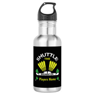 Badminton Player Battledon Sports Edelstahlflasche
