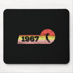 Badminton-Player Geboren 1967 Geburtstagsfrauen Vi Mousepad