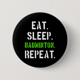 Badminton Player-Geschenk 1 Button