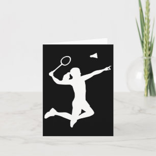 Badminton Player Karte