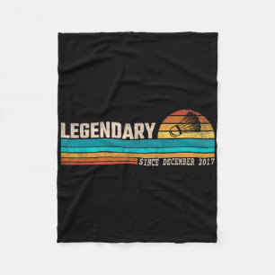 Badminton Player Legend Seit Dezember 2017 Birthd Fleecedecke