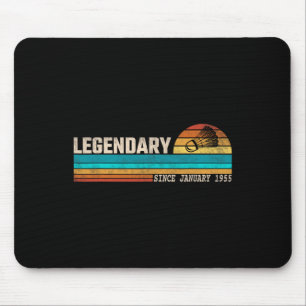 Badminton Player Legend Seit Januar 1955 Birthda Mousepad