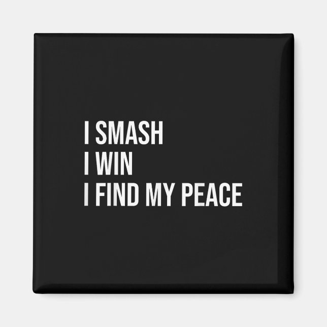 Badminton Player Meme Selbstversorgungsangebot Magnet (Vorne)