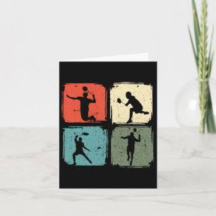 Badminton Player Outfit Badminton Player Shuttle Karte