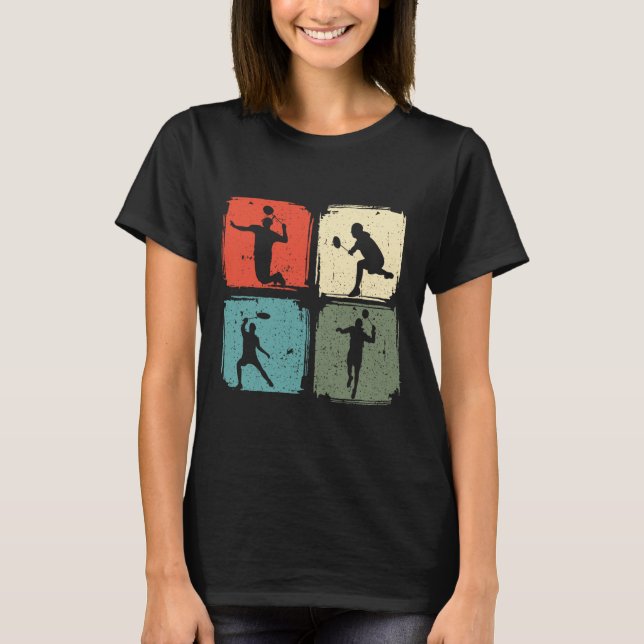 Badminton Player Outfit Badminton Player Shuttle T-Shirt (Vorderseite)