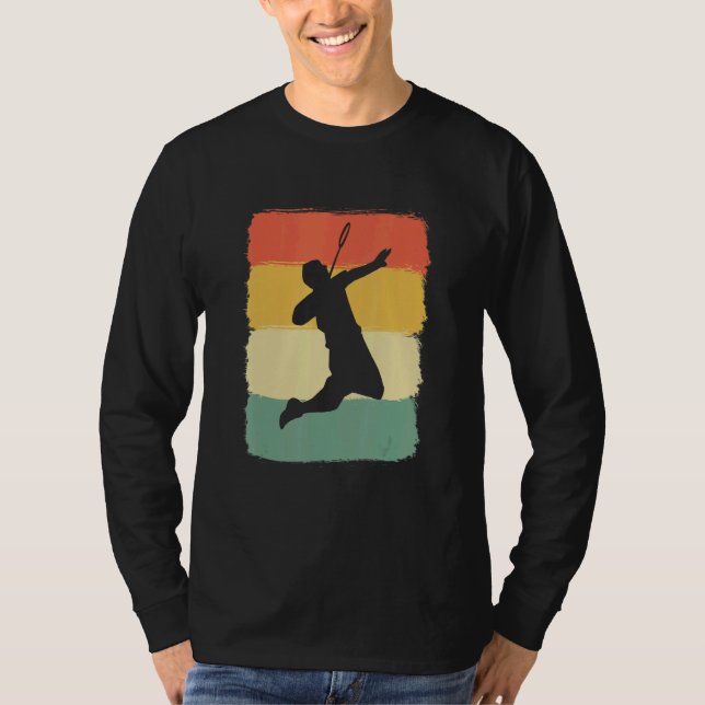 Badminton Player Player Or Sports Person T-Shirt (Vorderseite)