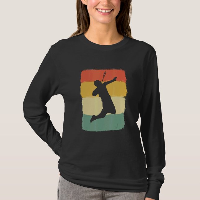 Badminton Player Player Or Sports Person T-Shirt (Vorderseite)