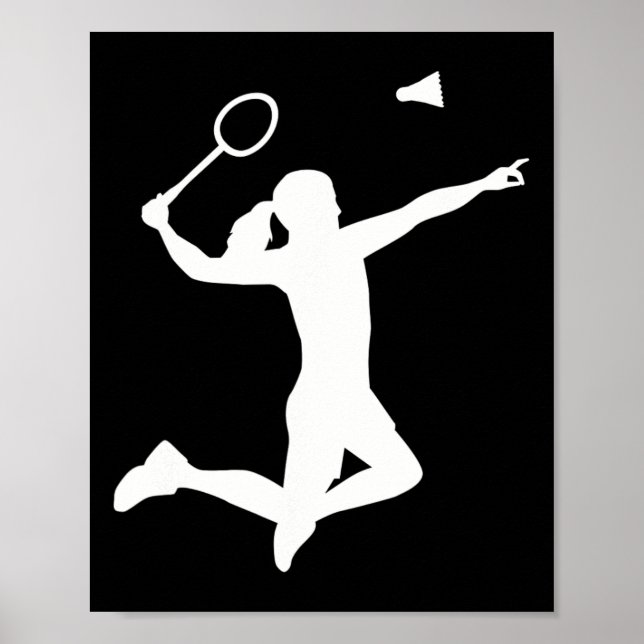 Badminton Player Poster (Vorne)