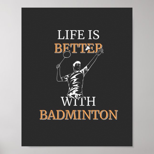 Badminton Player Poster (Vorne)