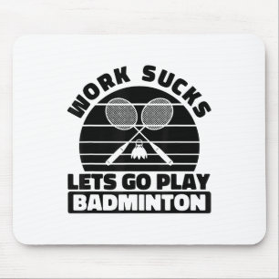 Badminton Player Racket - Team Court Racquet Shutt Mousepad