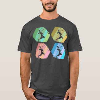 Badminton Player Retro 3 T-Shirt