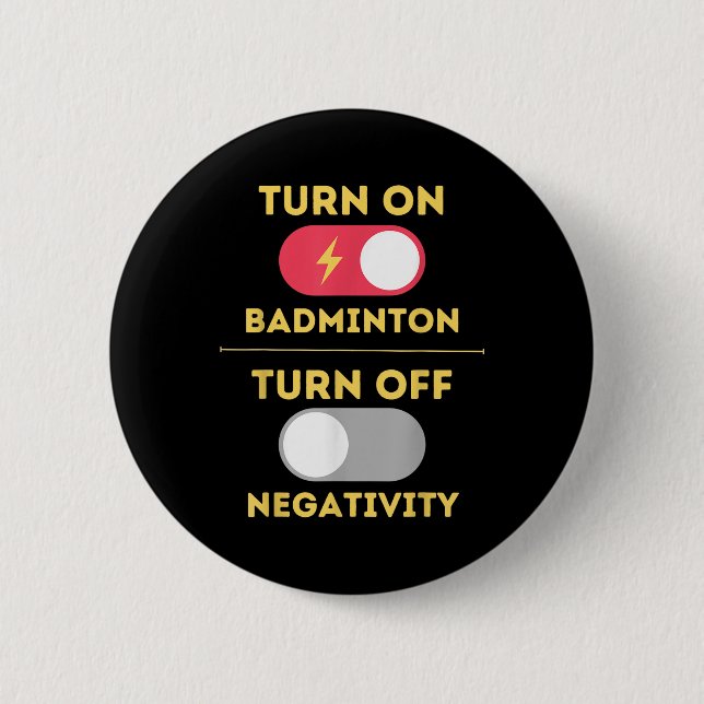 Badminton Player Schalten Sie das Spiel ein und sc Button (Vorderseite)