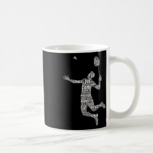 Badminton Player Shuttle Boys Youth Men 1 Kaffeetasse