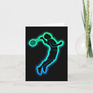 Badminton Player Shuttle Kids Men Badminton Boys Karte