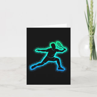 Badminton Player Shuttle Men Kids Badminton Boys Karte