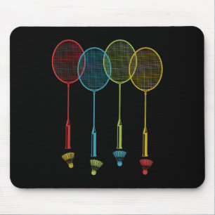 Badminton Player Team Shuttle Coach Match Badminto Mousepad