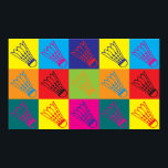 Badminton Pop Art Poster<br><div class="desc">Badminton Pop Art: Wenn Badminton Ihr Hobby,  Beruf oder Besessenheit ist,  zeigen Sie es mit großen Badminton T - Shirt,  Tasse,  Aufklebern und vielem mehr. Sie sind auch tolle Geschenke für andere Badminton Fans!</div>